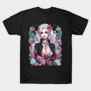 Darkness Within Life Emo Goth Anime Girl T-Shirt